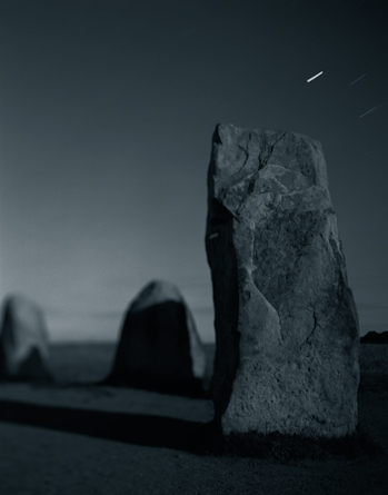 Ales Stenar Stone Ship—Moonlight, Kåseberga, Sweden
